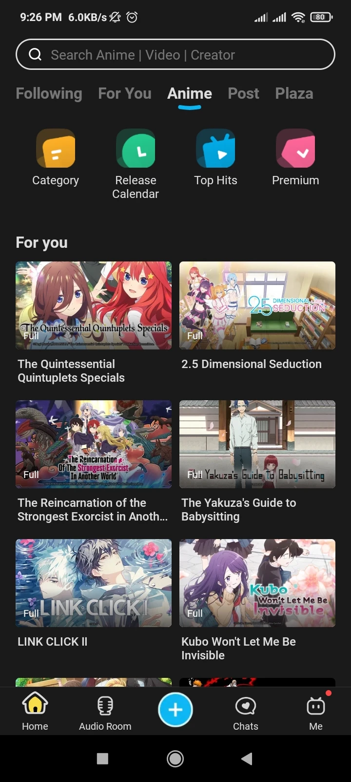 Screenshot Of Bilibili App